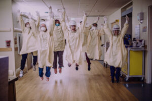 Health care workers in the MultiCare Good Samaritan COVID ICU