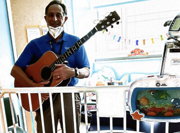 In my own words: Volunteer gives the gift of music to patients