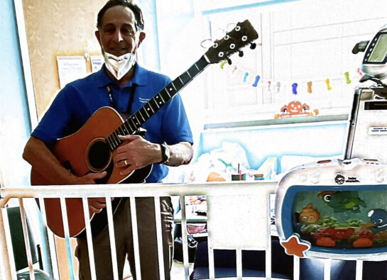In my own words: Volunteer gives the gift of music to patients