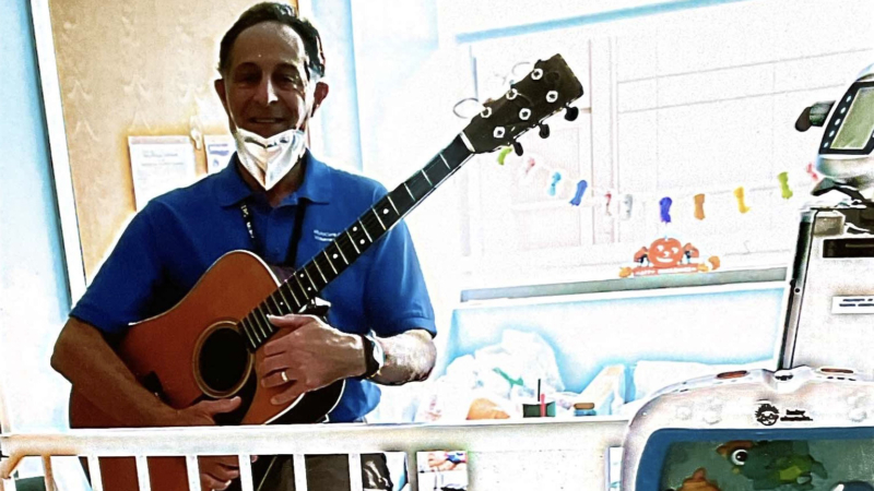 In my own words: Volunteer gives the gift of music to patients