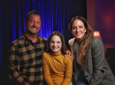Michael, Hadley and Heather Jackson