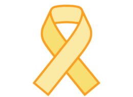pediatric cancer awareness ribbon