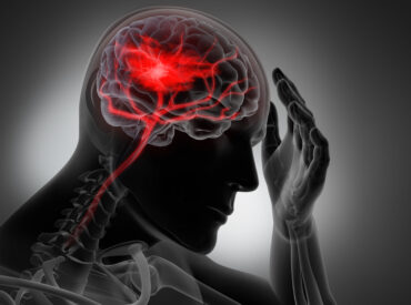 Person experiencing a stroke